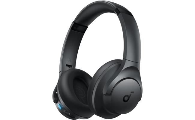 Anker Soundcore Q11i Wireless Over-Ear Bluetooth Headphones by Anker, Deep Bass, 60H Playtime, Hi-Res Audio, Detachable Ear Cushions, Multipoint Connection - Black